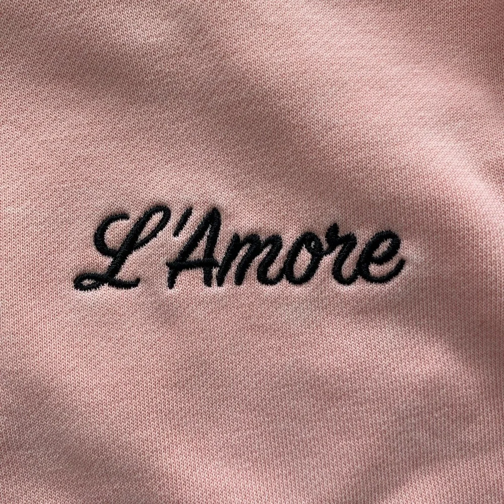 FOREVER 21 L’AMORE Crewneck Size: L  Color: Peachy Pink - Picture 3 of 7